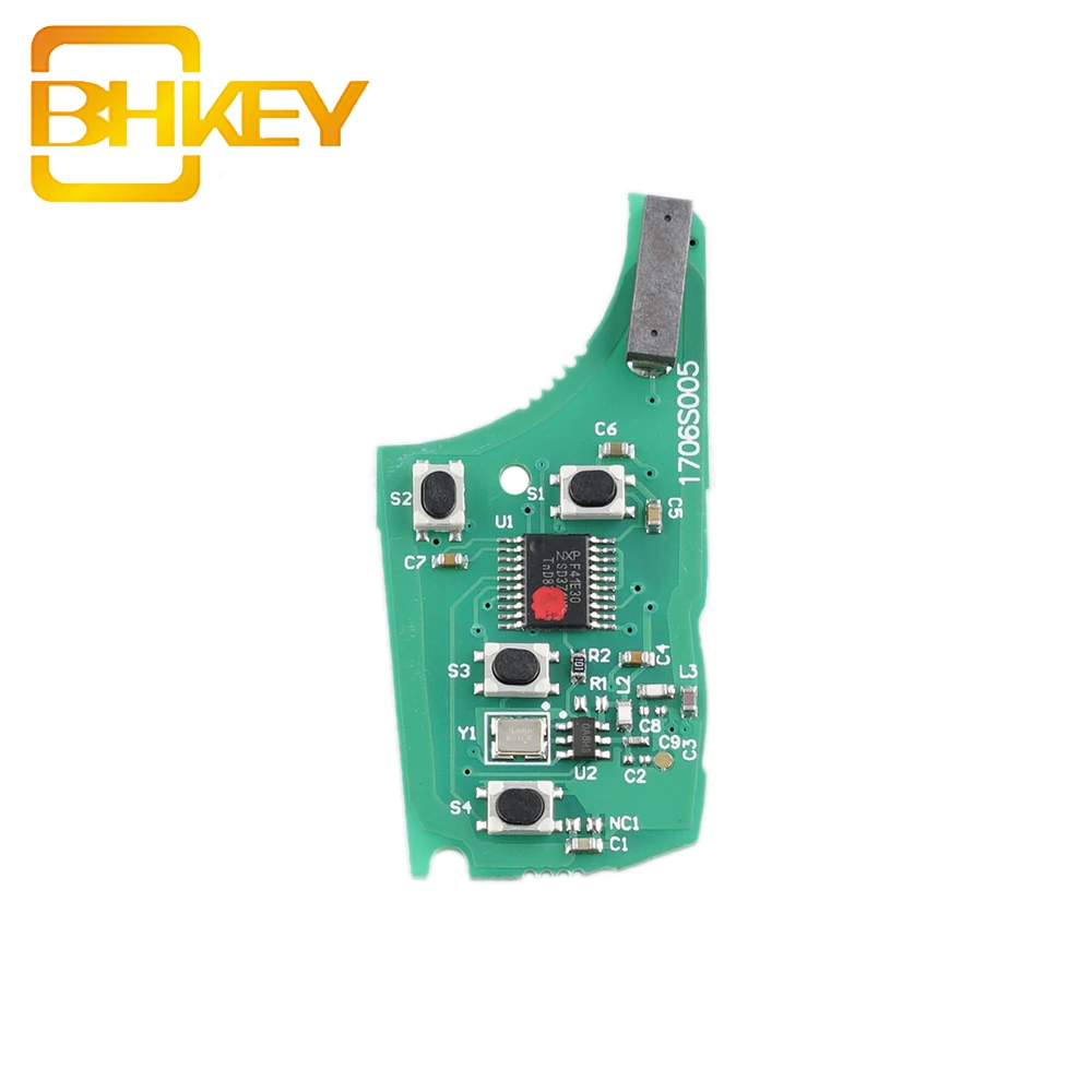 2 Buttons 433 Mhz PCF7946 chip HU100 Blade Flip Folding Key Fob Car Remote Key For Opel Astra J Corsa E Zafira C Vauxhall