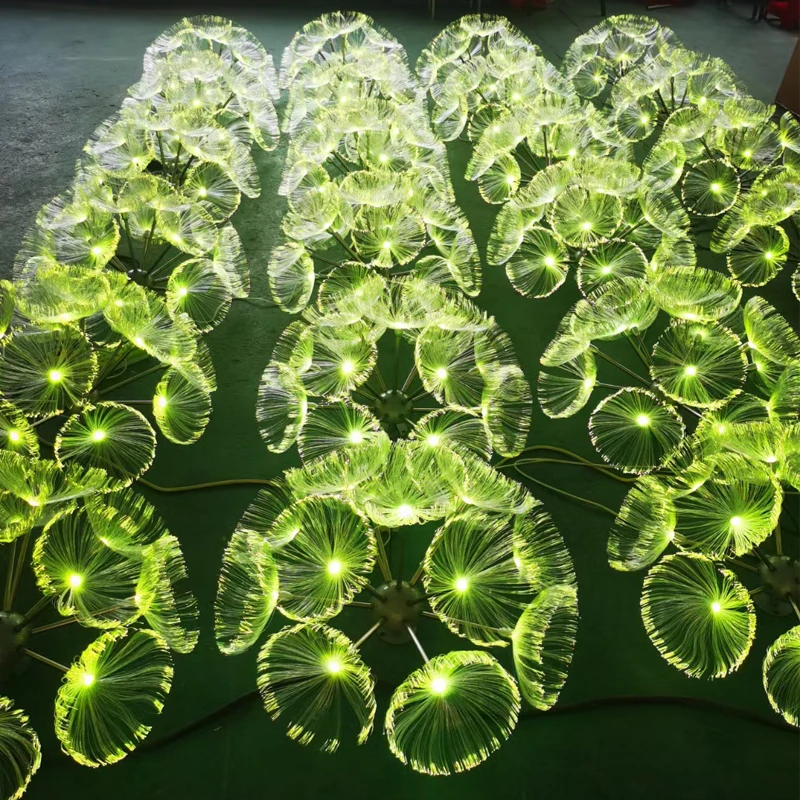 3D Led dandelion light commercial supplies outdoor waterproof decorating lights fiber optic flowers dandelion lights