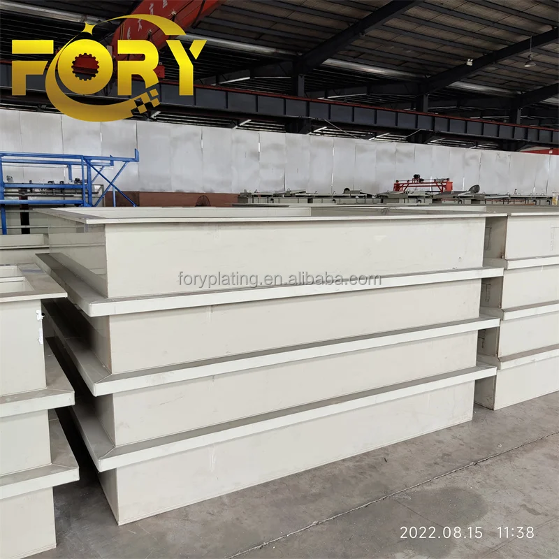 Linyi Fory plating tanks silver  anodizing tank pp barrel plating tank