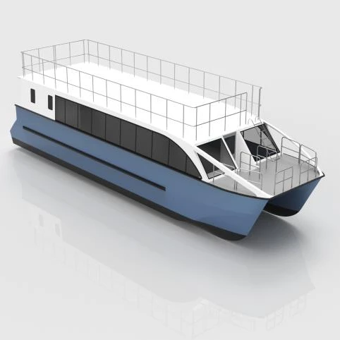 15m 50ft 50 seats twin hull Aluminum catamaran passenger ferry  boat