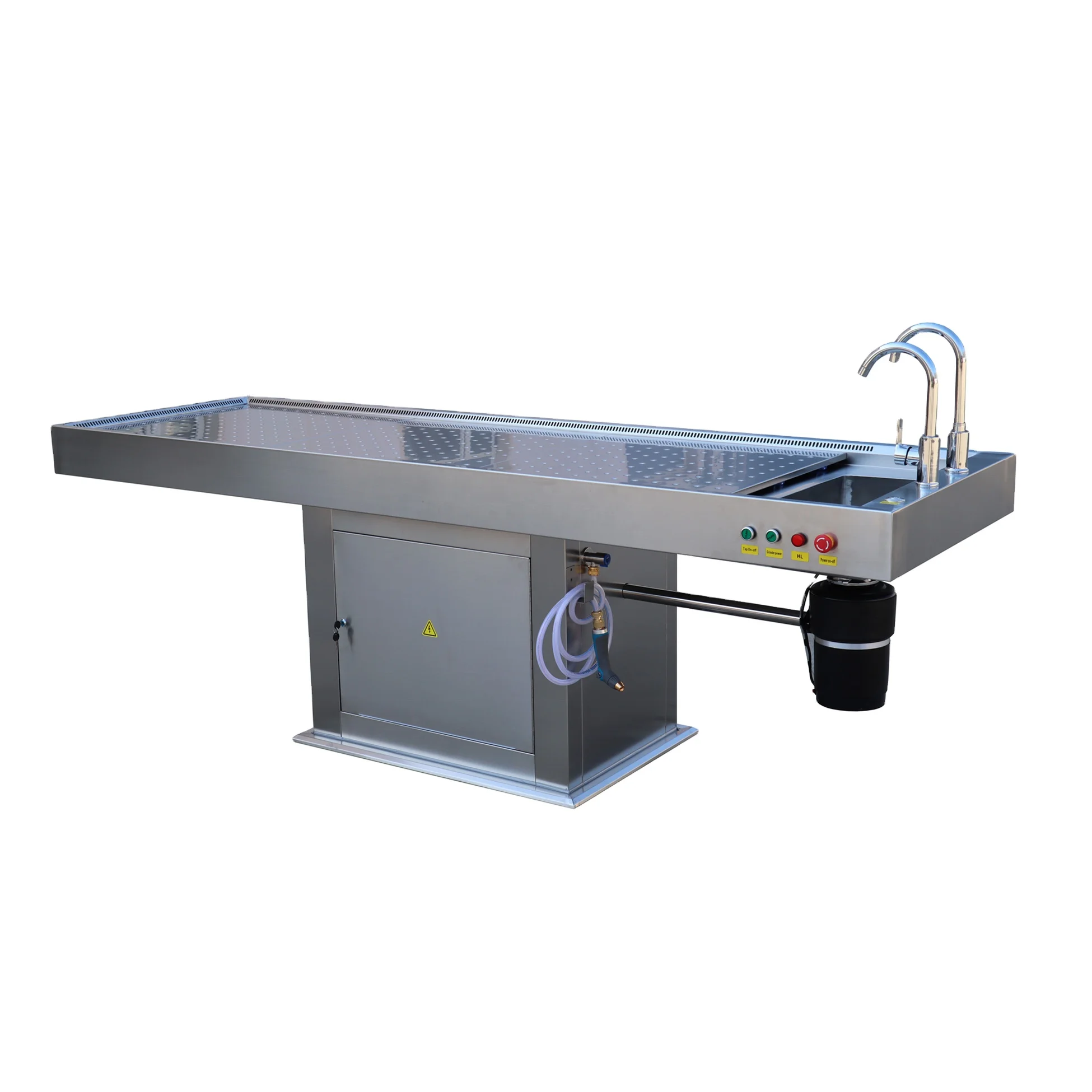 Morgue autopsy cleaning table  hospital autopsy table