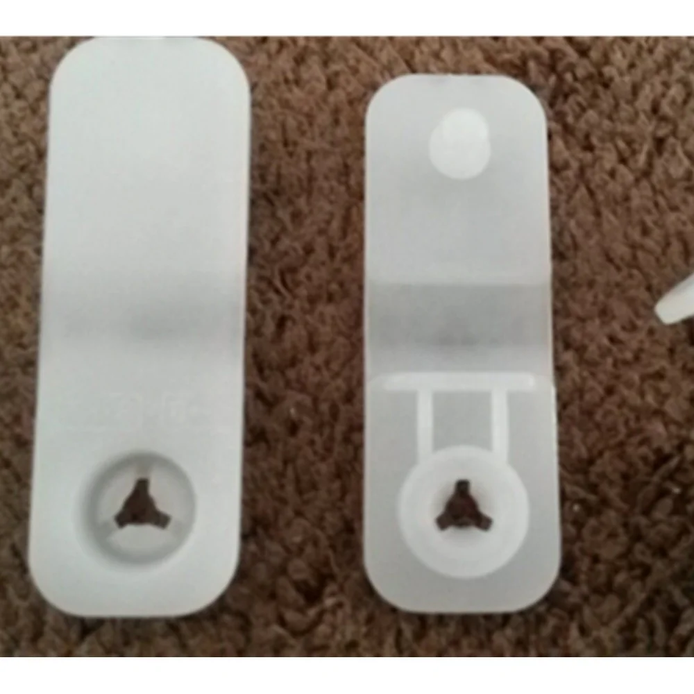 One Time Use Plastic Self-closing Clip For Hospital PVC Vinyl Wristband