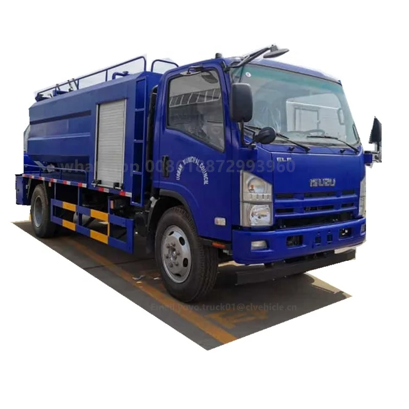 Вакуумный насос 5000 л для дренажа грузовика для очистки сточных вод всасывающий грузовик для продажи