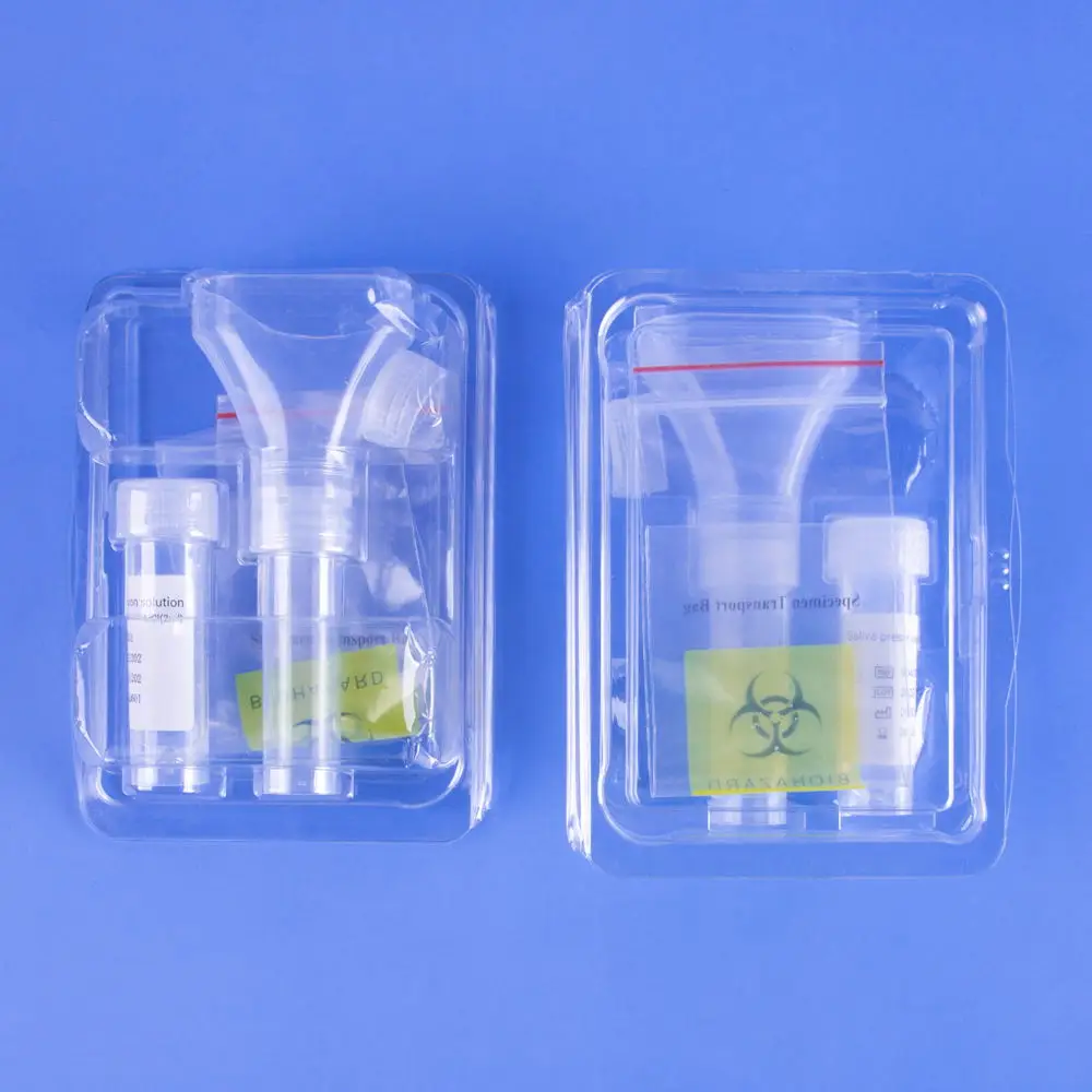 
Manufacturer supply medical saliva dna collection kit with plastic shell 