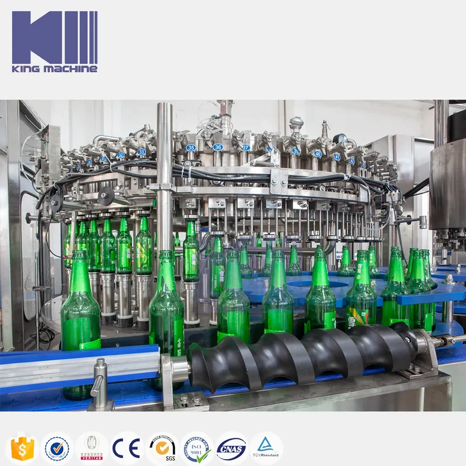 Advanced technique 500ml 750ml glass bottle automatic liquid filling machine liquor