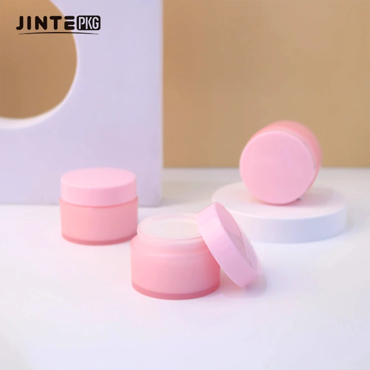 Wholesale Empty 10ml 15ml Custom Small Cosmetic Plastic Eye Cream Jar PP Skincare Lip Balm Container