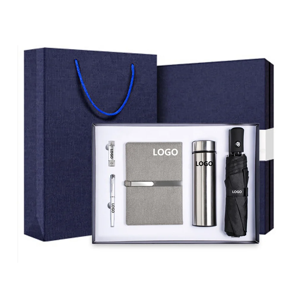 HOT Business Gift Sets Promotional Gift A5 Notebook Executive Kits Support Custom Printing Logo Corporate Office Special Gifts