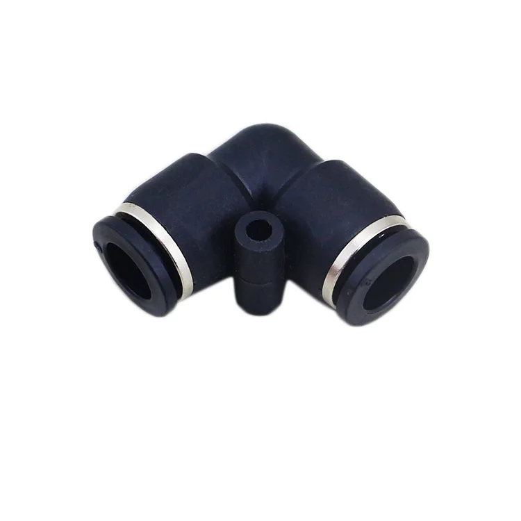 Plastic 2 Way RPV L Type 90 Degree Union Elbow 8mm Hose Connector Push Fit Fitting Pneumatic