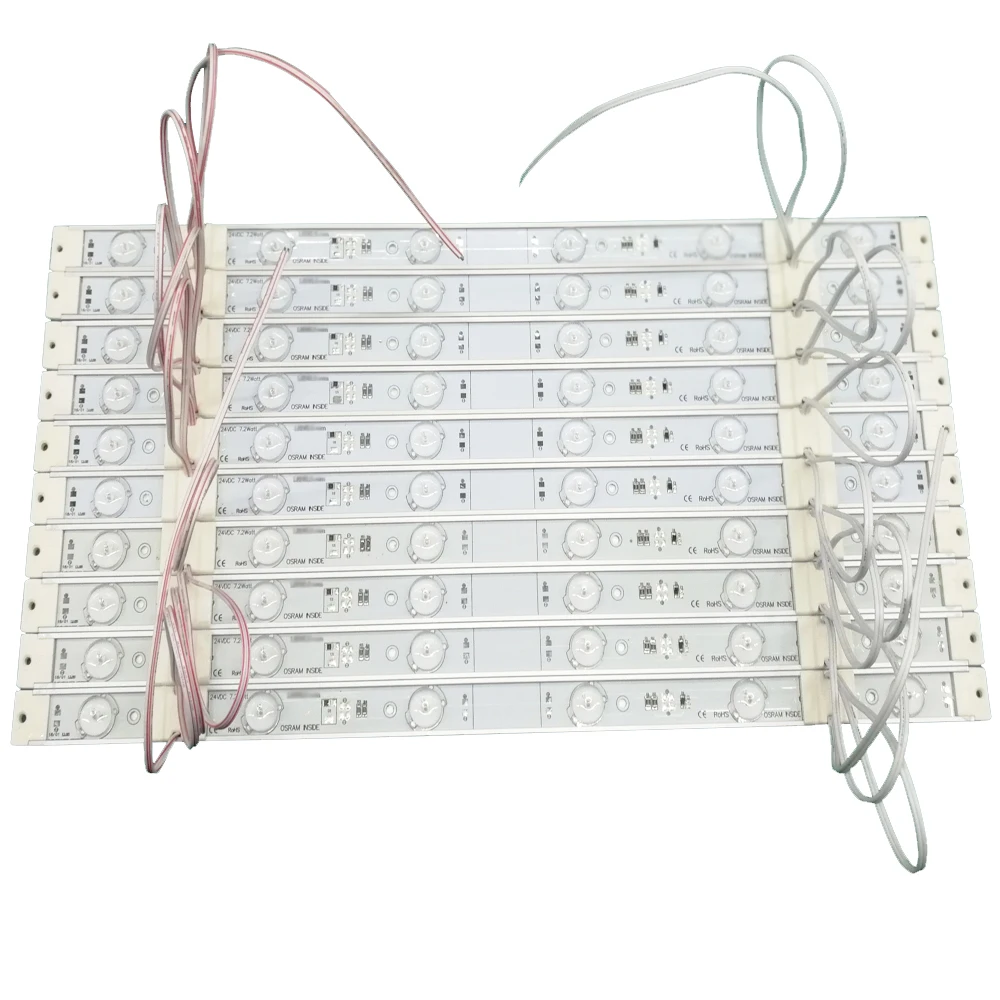 5 years warranty CE ROHS NICHIA/OS-RAM 24vdc 7.2w 720lm Backlight led ladder light for sign box