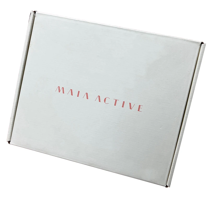 Custom Size Logo Printed Black Corrugated Paper Cardboard Carton Mailer Box Recyclable Clothes Packaging Mailing Shipping Box