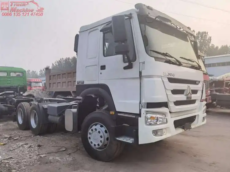 
Used 420hp Sinotruk Howo tractor truck for sale, 420 horsepower used Howo tractor truck 6x4 