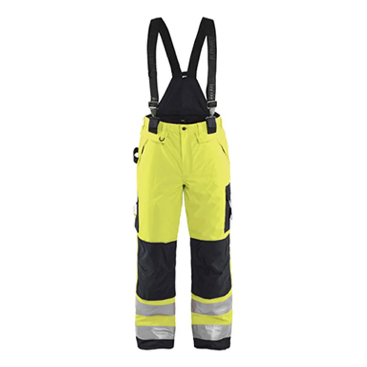 HBC Reflective one-piece overalls bright color wear-resistant waterproof 300D Oxford fabric engineering suspenders