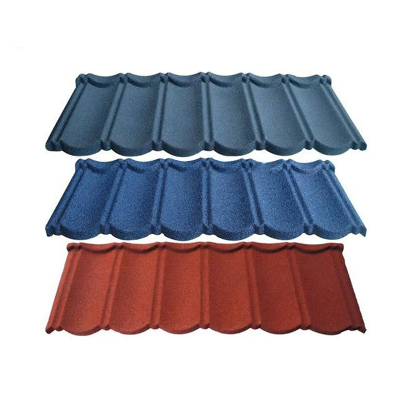 Milano Tiles Colorful Stone Coated Metal Aluminium Zinc Roof Tile