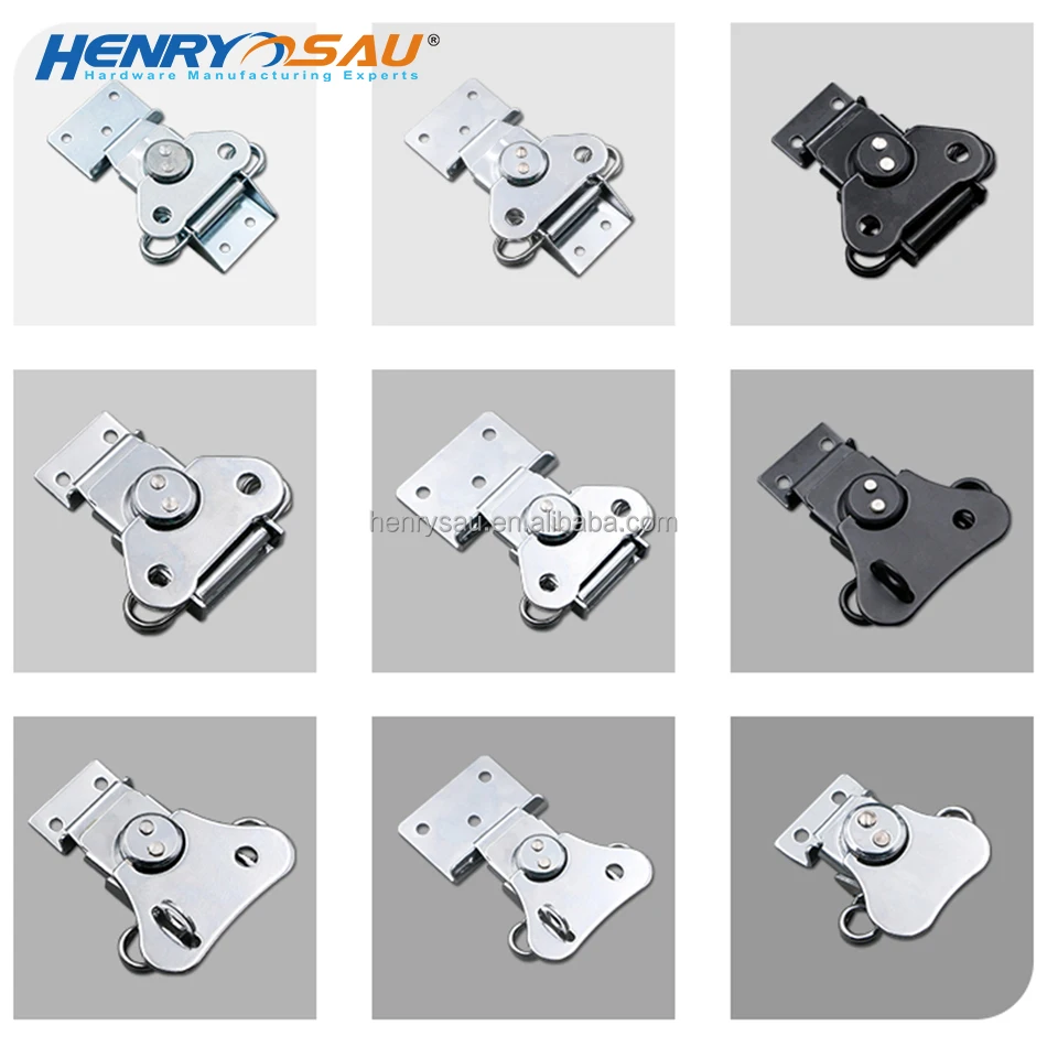 solid & stable wooden case import&export packing case clasp butterfly lock core big 304 stainless steel fastener twist latch