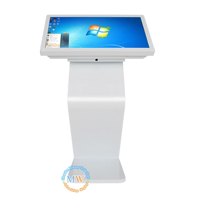 32-дюймовый сенсорный экран Digital Signage Pc Tv Все в одном компьютере напольная подставка киоск 32