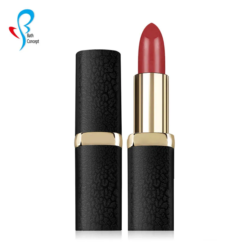 
Wholesale Private Label matte smooth make up lip stick vendor organic moisturizer leather lip stick 