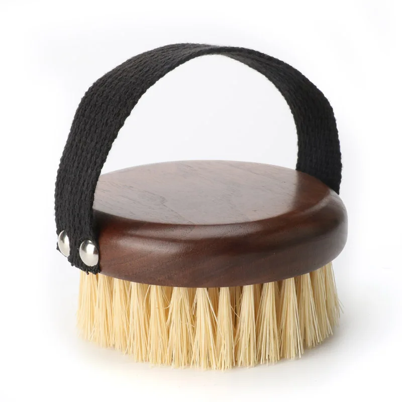 Luxurious Walnut Wood Natural Sisal Bristles Body Brush