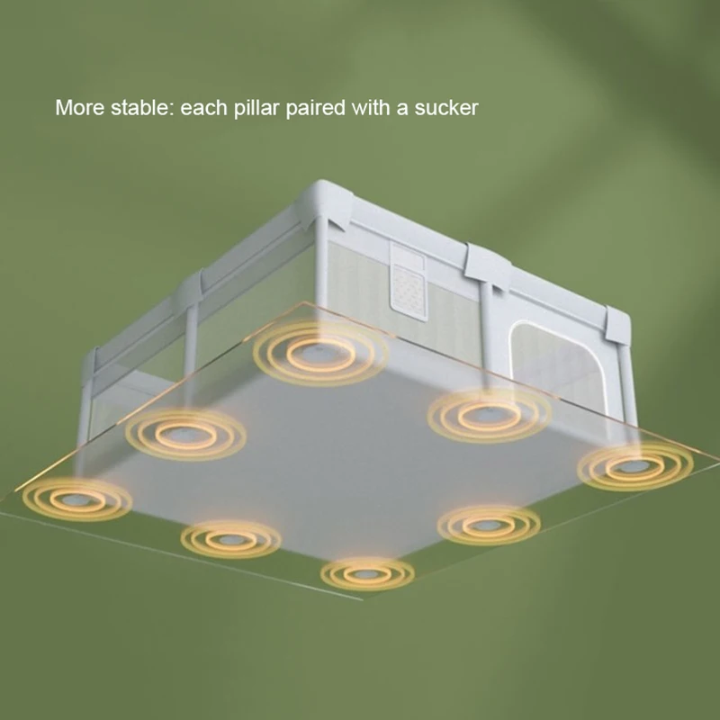 Large Size Mesh Fabric Baby Playpens Toddler Playyard For Home 180*200cm Green Square Safety Game Fence For Children