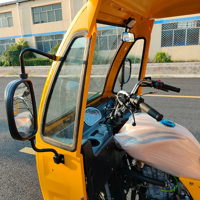 200cc Gasoline Passenger Tricycle New Self-Unloading Three-Wheeled Motorcycle with Core Motor Component
