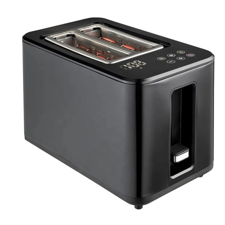 newest long toaster with bun warmer Defrost Bread Toaster  Wide slot Cool touch 2 Slice Grilled Cheese Toaster