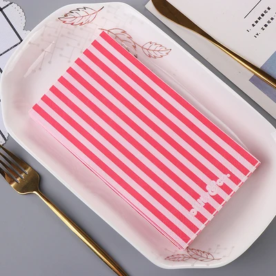 Cheap Printing Virgin Wood Pulp Disposable Cutlery Hotel Paper Napkins