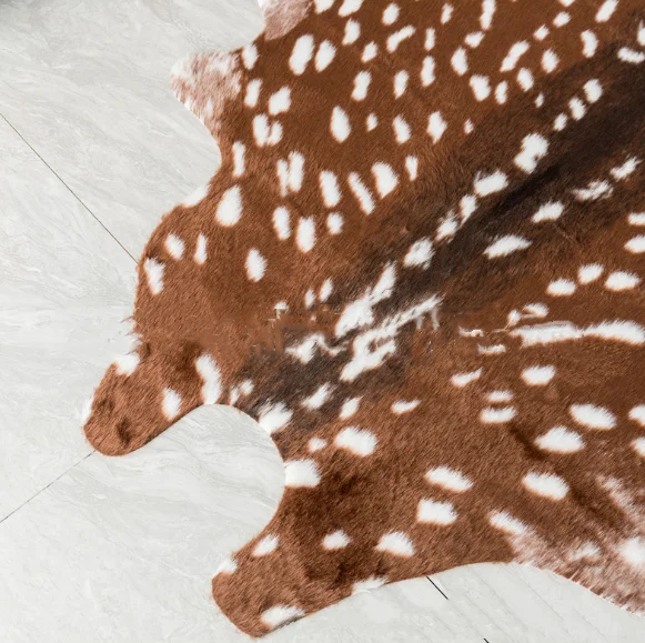 2020 Winter  Animal shaped carpet   sika deer  carpet  Floor Rugs