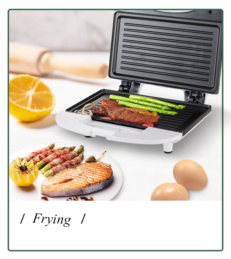 multifunction household white black fashionable electric breakfast waffle maker sandwich makers