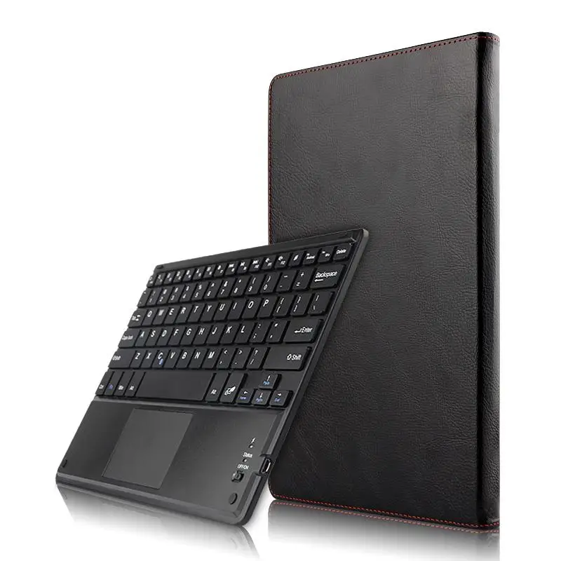 Universal Touchpad Keyboard Bracket Case For Samsung Lenovo ipad Huawei Xiaomi Tablet 9 10 11 Stand Protective PU Leather Cover