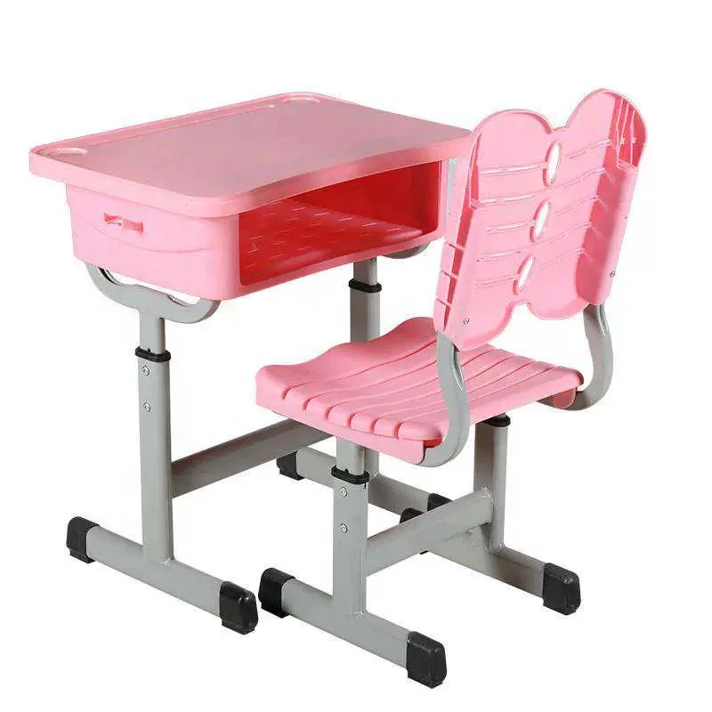 Modern Metal Students Table and Chair School and Study Furniture for Kids Kindergarten Living Room Applicable