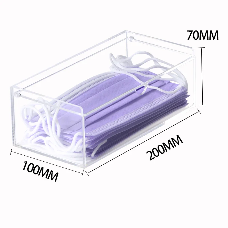 Displays Elegent Tissue Holder Clear Acrylic Facial Tissue Dispenser Box Cover Napkin Box