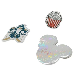 Custom Adhesive White PVC Label Die Cut Sheet Sticker Aluminium Vinyl Sticker