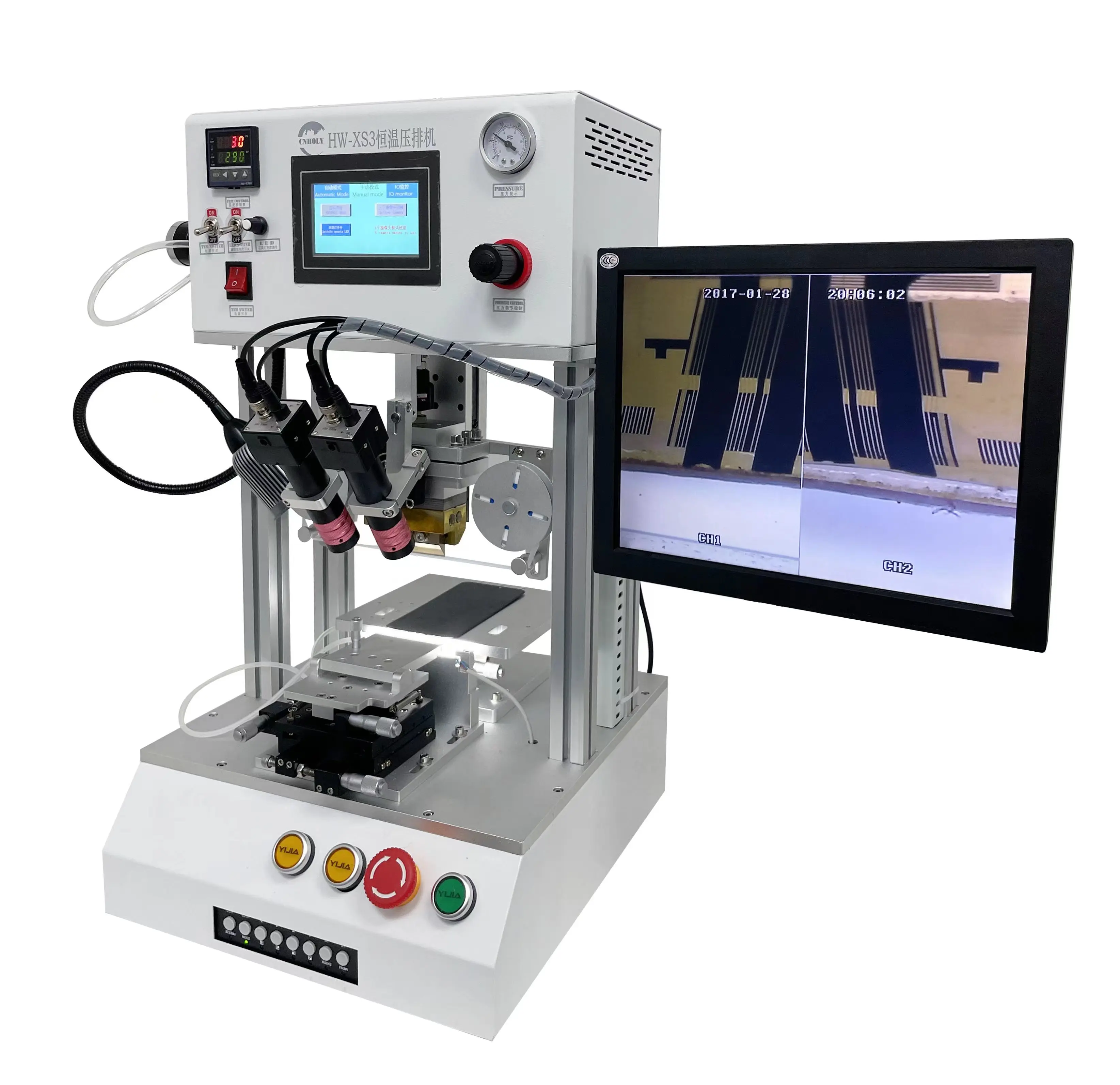 Flex cable afc cof tab led bonding machine Mobile phone line pressing machine