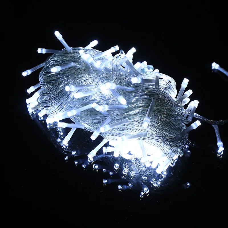 Modes LED Curtain Light String Decorative Lighting Window Garland Luces Decor Christmas Waterproof 3x3m 300 8 15 80 IP65 1.5V Zc