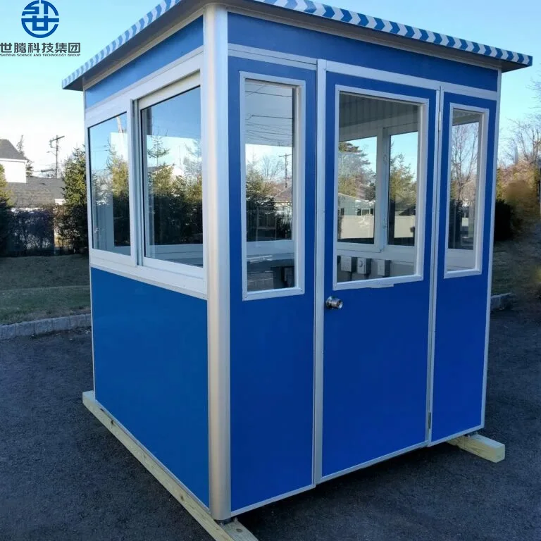 Cheap Prefabricated Kiosk Sandwich Metal Prefabricated Guard House Nice Quality Kiosk Booth Guard Hot Sales Security Guard House