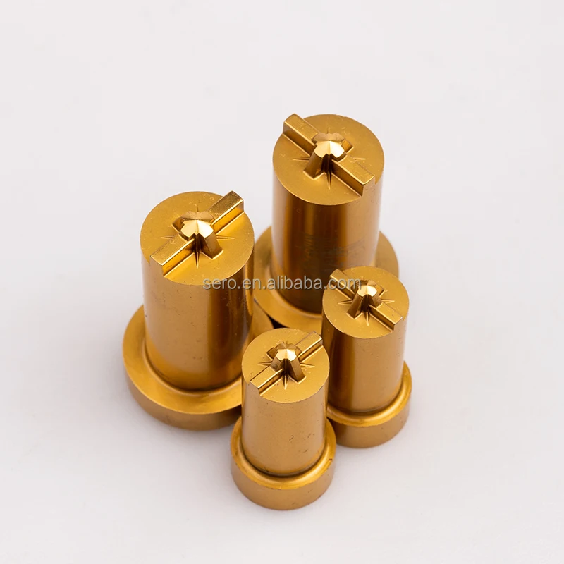 High Precision Customized Screw Punch Slot Heder Punch with Knurlings Screw Second Punch