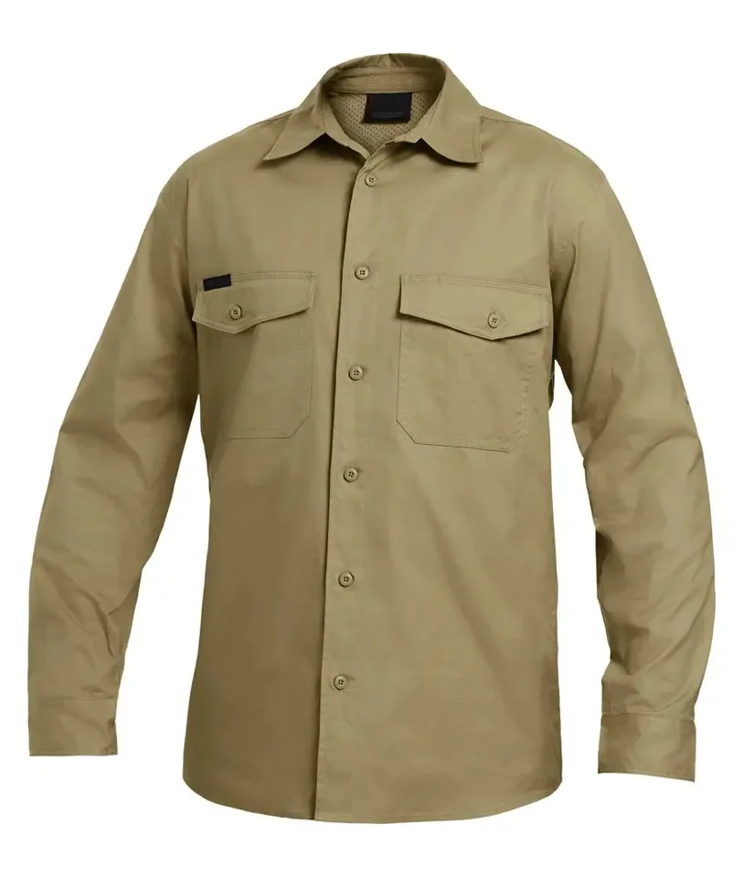 Leesourcing Factory Certificated 100% Cotton uniform Clothing Welding Flame Retardant Shirt