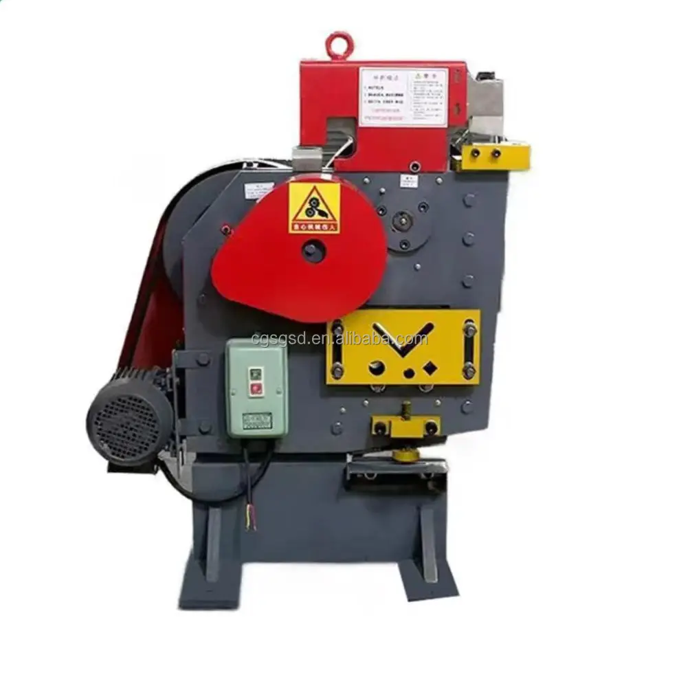 Sale Small Combined Punching & Shearing CNC Ironworker New Mechanical Power Source Hole Puncher & Shear Machine