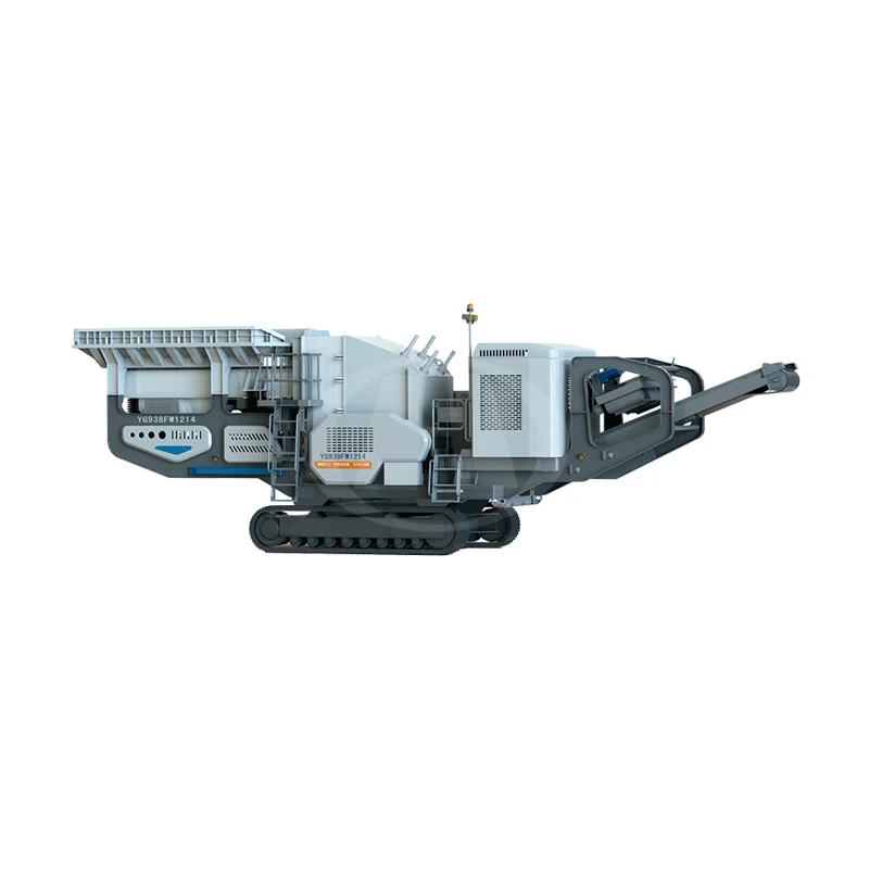 Mobile Jaw Crusher With Belt Conveyor