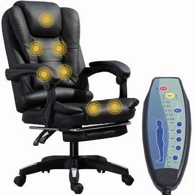 
PU Leather Executive Office Chair Office Revolving Boss Chair With massage function 