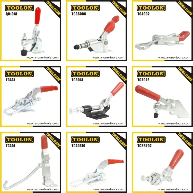 305EL Hand Tool Push Pull Action Toggle Clamp Flat Base Quick Release Fix Manual Tool With 60mm Plunger Stroke