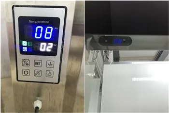 ISO Certificate Cake Display Warmer OEM Bakery Refrigeration  countertop fridge Showcase