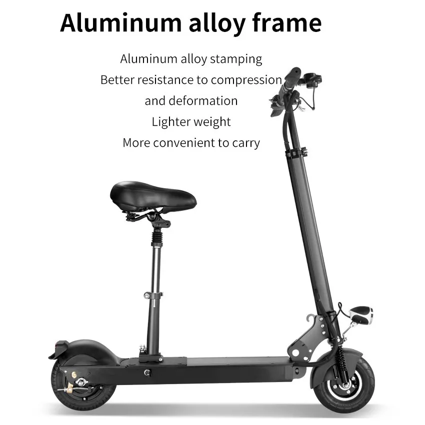 Wholesale Good Quality  Two Wheel Folding E Scooter 350w Powerful Electric Scooter Adult Electric Delivery Scooter