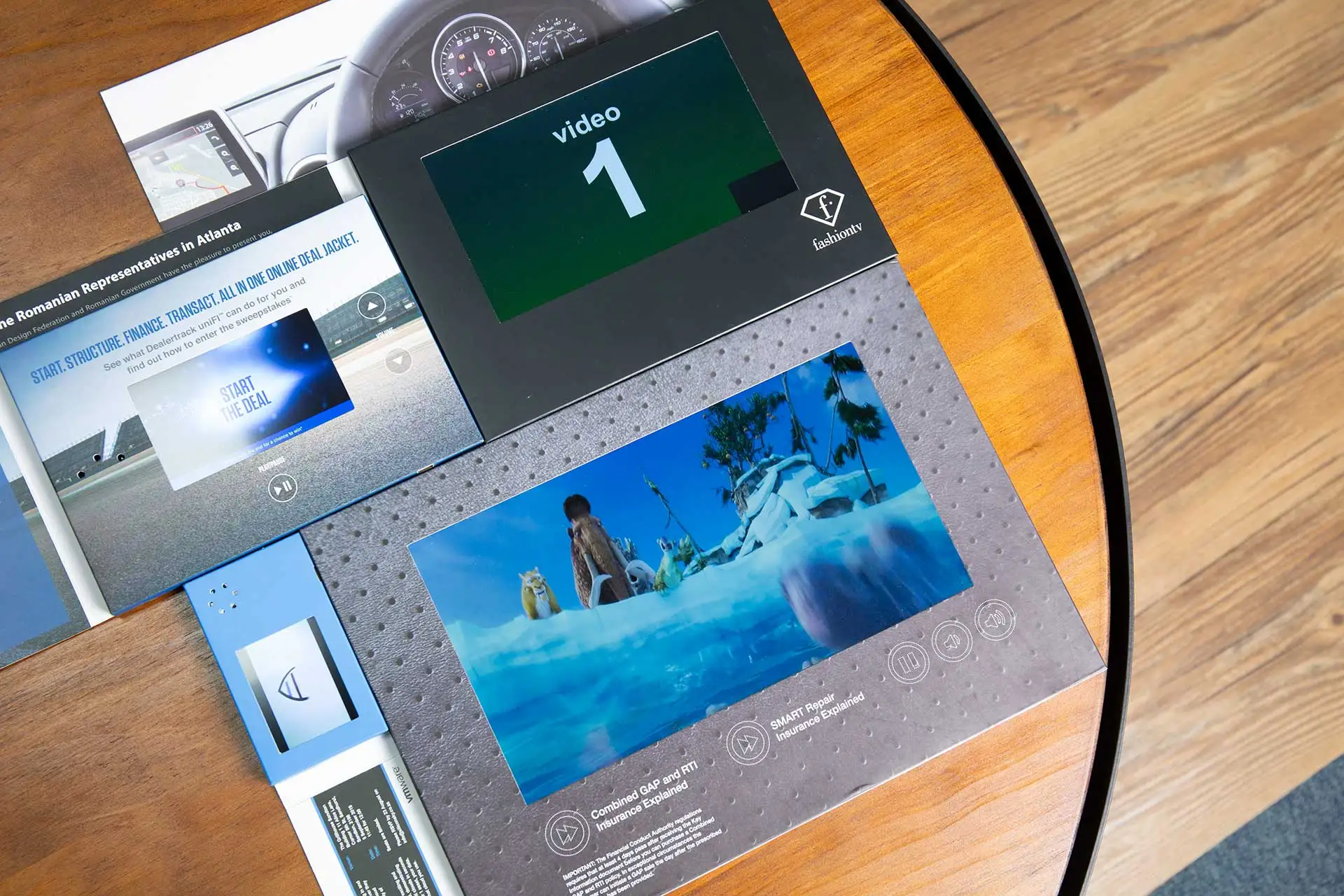 
Best price paper advertising player 7 inch LCD display brochure video visiting card 
