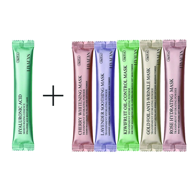 OEM Private Label Rubber Whitening moisturizing anti aging wrinkle hydrogel peel off hydro jelly Facial mask powder