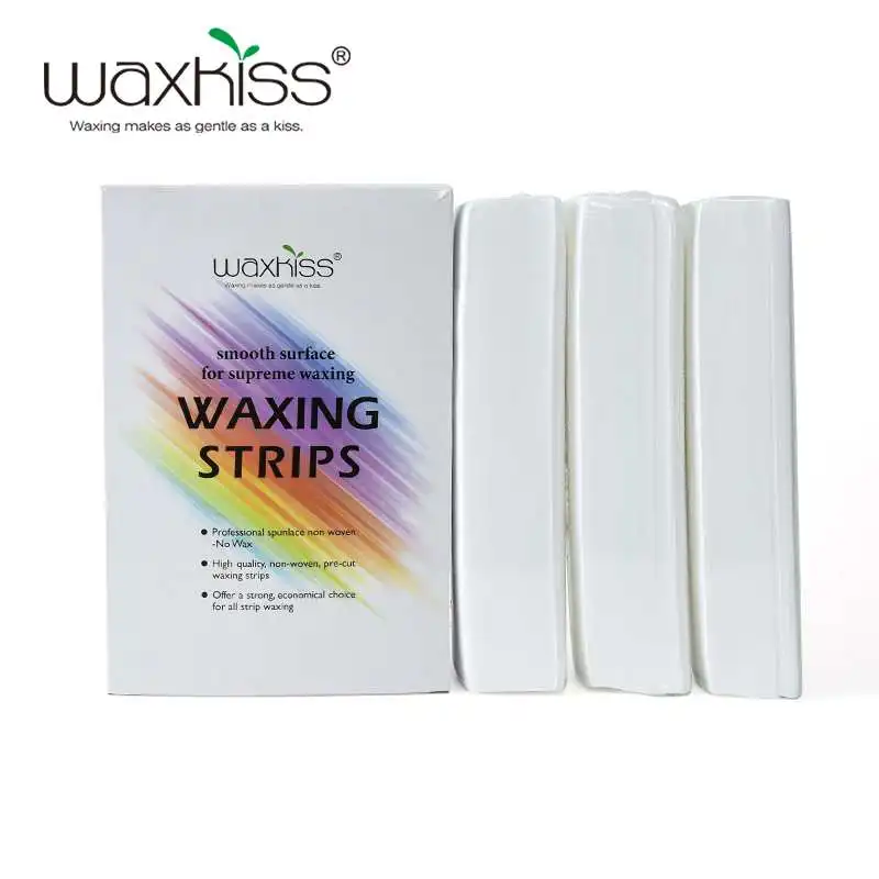 Waxkiss Depilatory wax strip Nonwoven  Paper Disposable Wax Strip Hair Removal Depilatory Paper waxking products