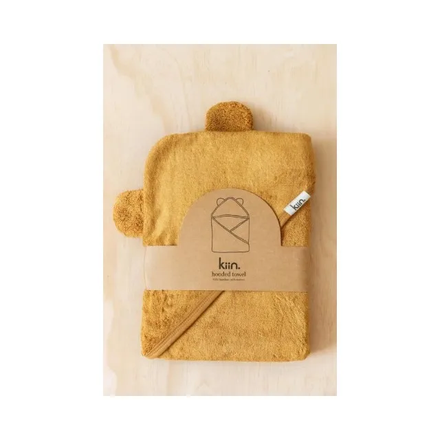 Wholesale High Quality Bamboo Fiber Washcloth Bath Baby Towels Hooded Baby Bath Towel