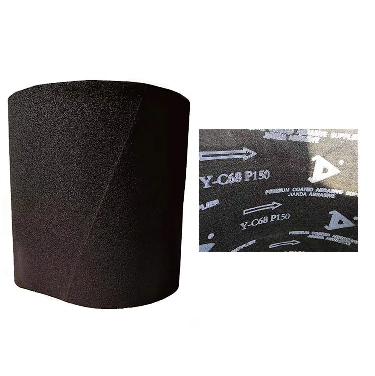 Wholesale 1380mm Wide Sanding Belt Black Silicon Carbide Abrasive Sanding Belt