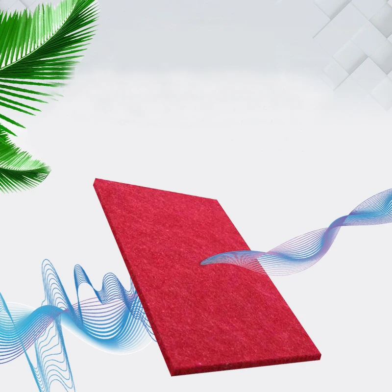 Self Adhesive Soundproofing And Fireproof 100% Polyester Board Decorative Soundproof Panels For Office