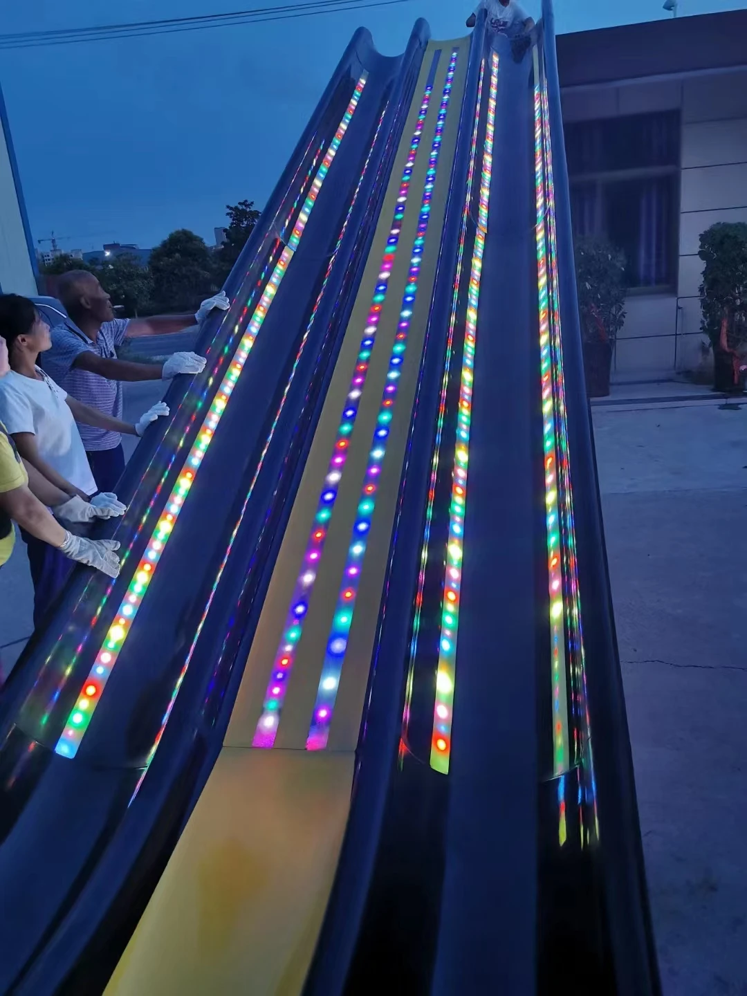 Bettaplay New Outdoor Indoor Kids Playground Equipment  Light Slide Park Equipment Amusement Park Fiberglass Slide