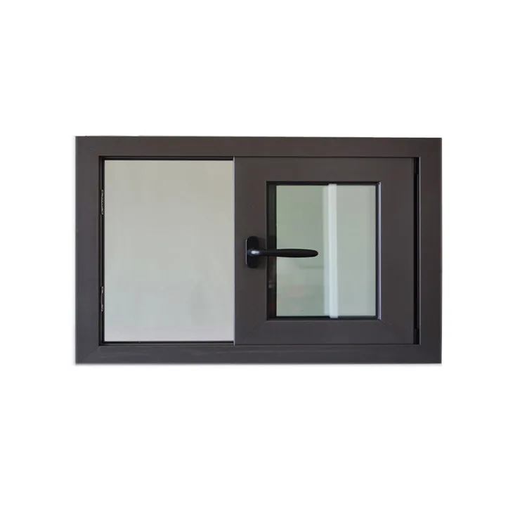 Best selling  sliding folding window terrace glazing soundproof aluminum windows sliding balcony large glass window
